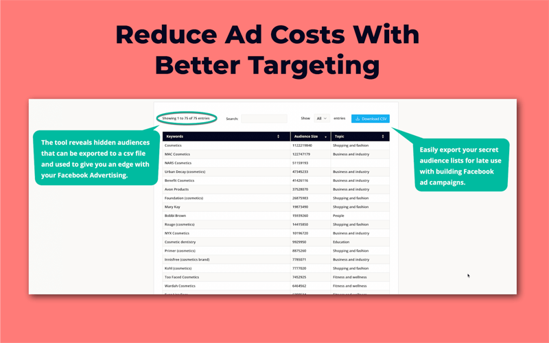 Facebook Ad Hunter screenshot 2