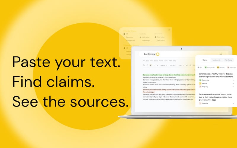Factiverse AI-Editor screenshot 1