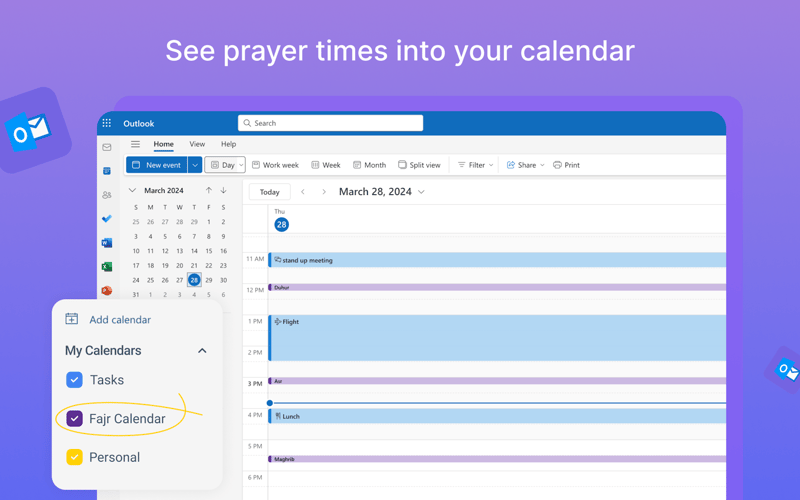 Fajr Calendar screenshot 1