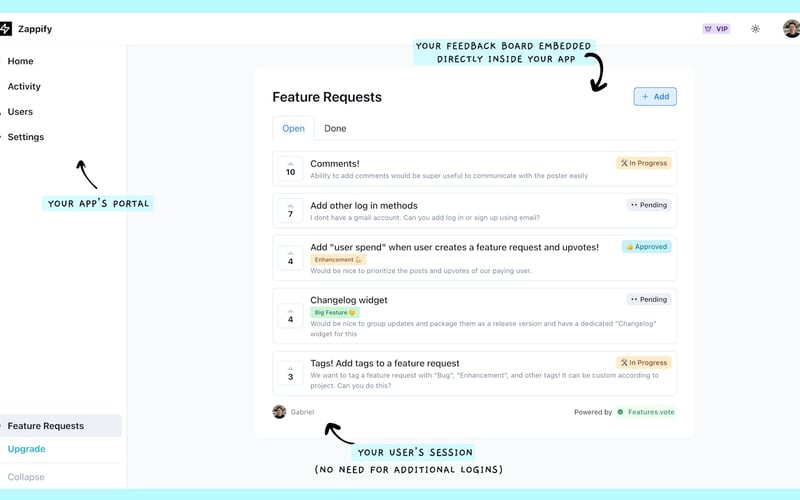 Features.Vote screenshot 3
