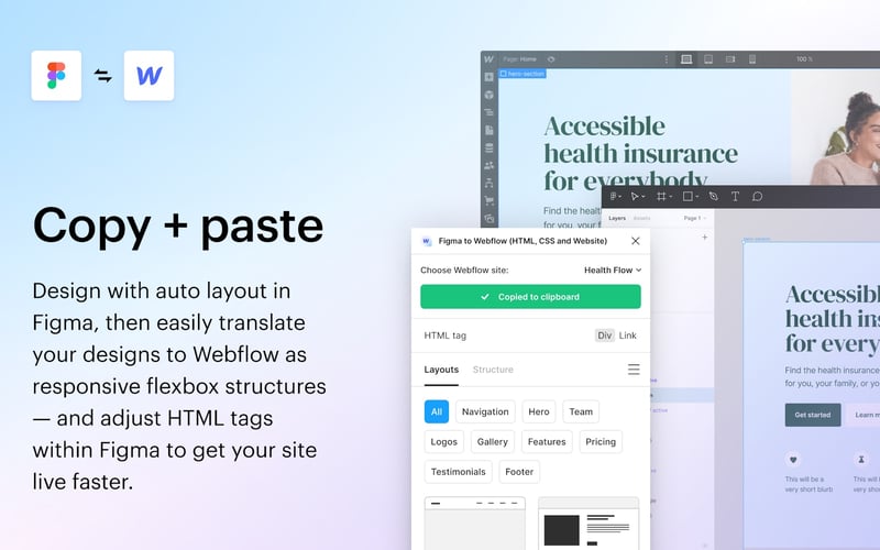 Figma to Webflow plugin screenshot 3