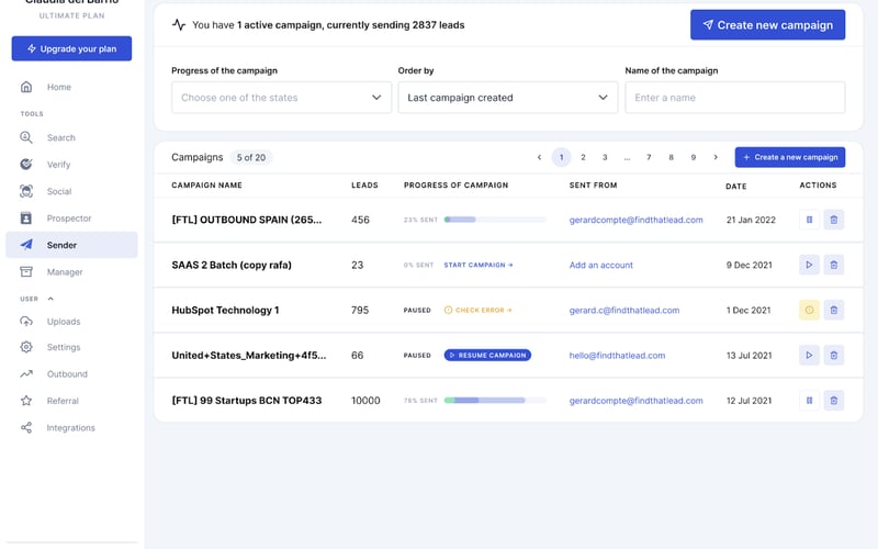 FindThatLead screenshot 1