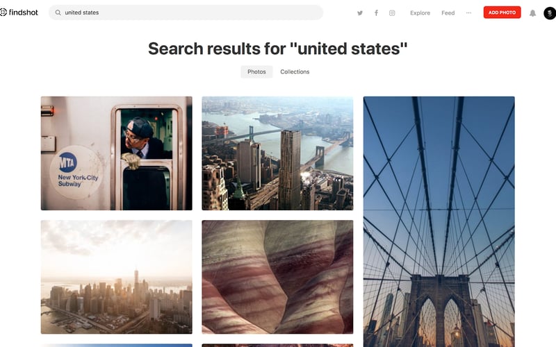 Findshot screenshot 2