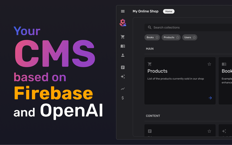 FireCMS screenshot 1