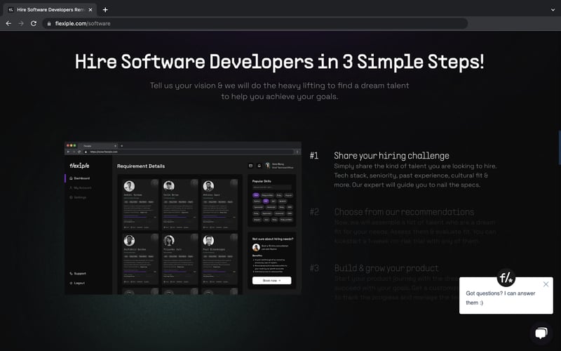 Flexiple screenshot 2