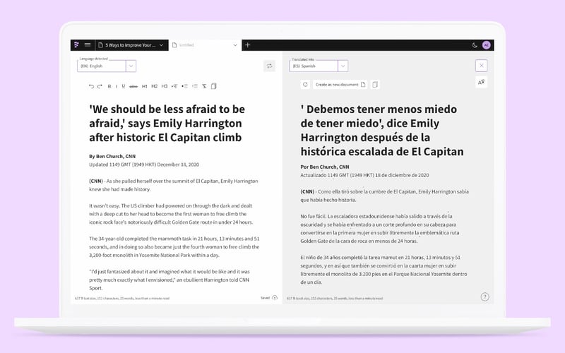Fluently Beta screenshot 2