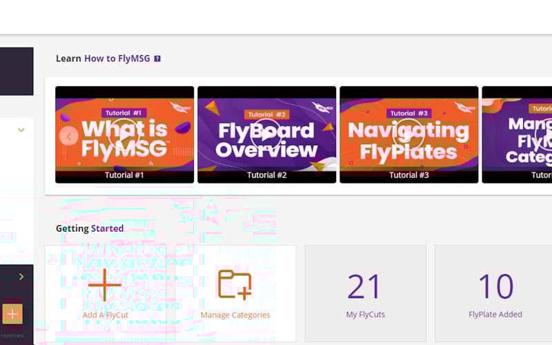 FlyMSG.io screenshot 2