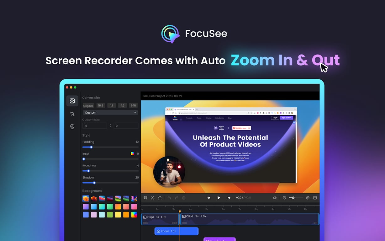 FocuSee preview