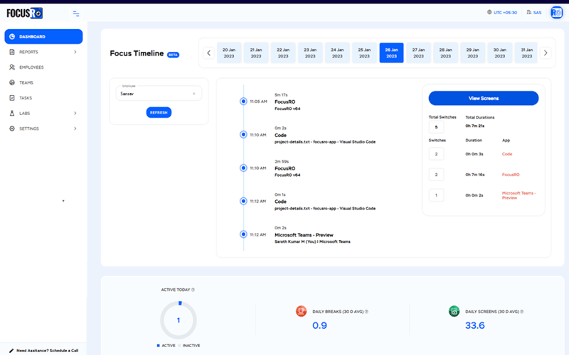 FocusRO screenshot 1