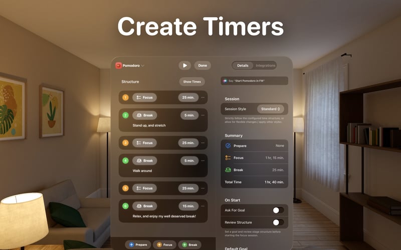 Focused Work - Focus Timer screenshot 2