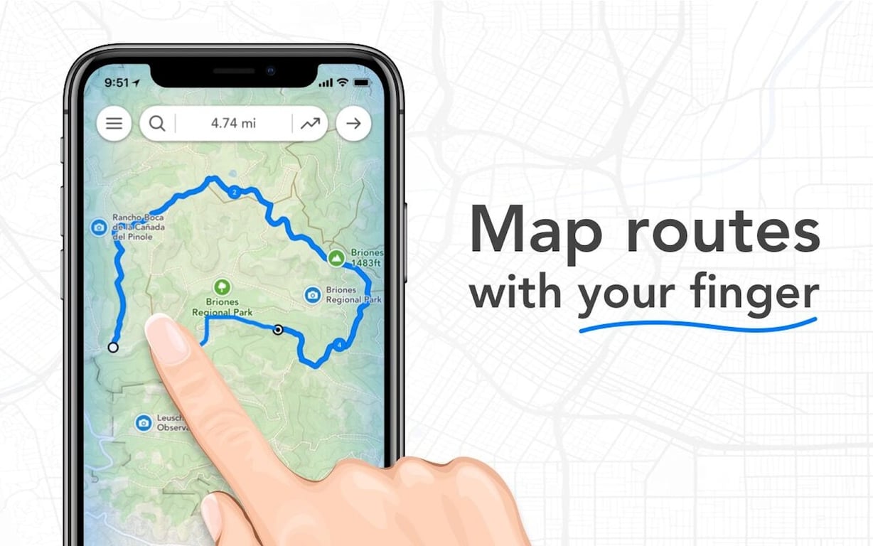 Footpath Route Planner preview