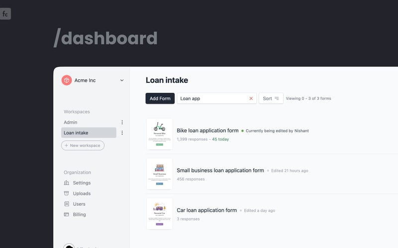 Formcrafts screenshot 1