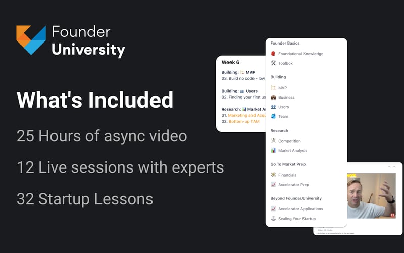 Founder University screenshot 1