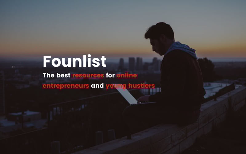 Founlist screenshot 1
