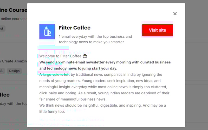 Founlist screenshot 3