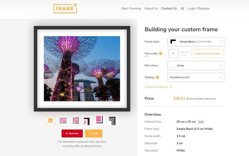 FrameIT Singapore screenshot 1