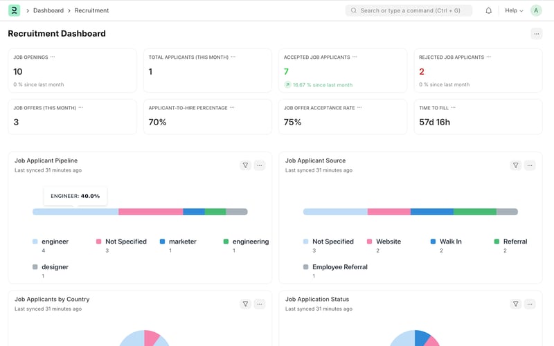 Frappe HR screenshot 3