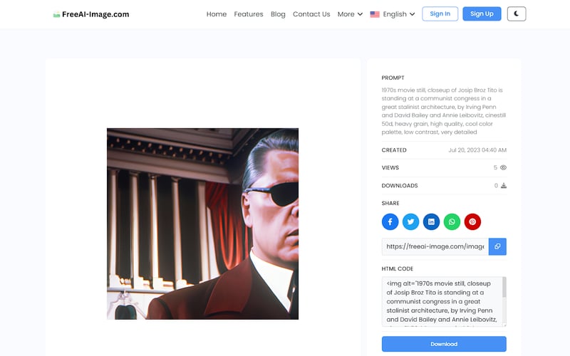 FreeAI-Image.com screenshot 3