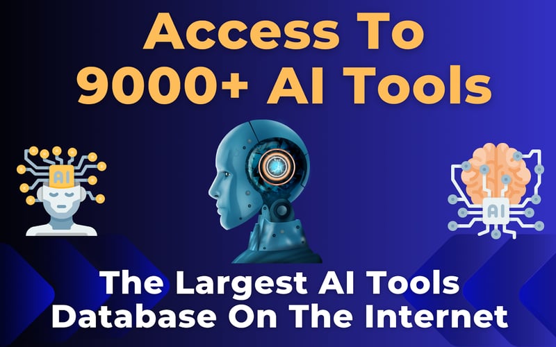 Free Access To 9000+ AI Tools Database screenshot 1