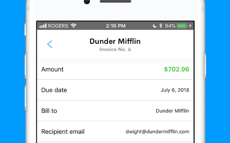 Free Invoice screenshot 1
