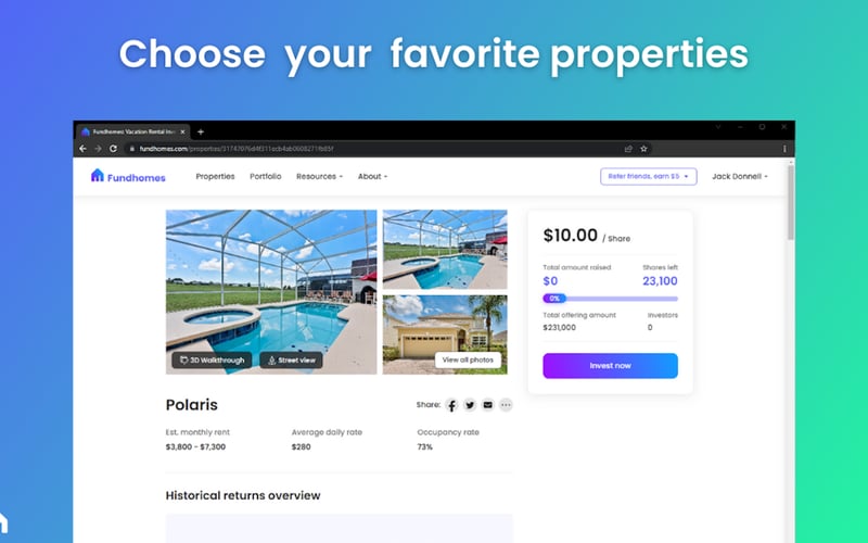 Fundhomes screenshot 2