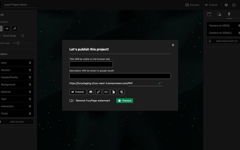 FuryPage screenshot 2