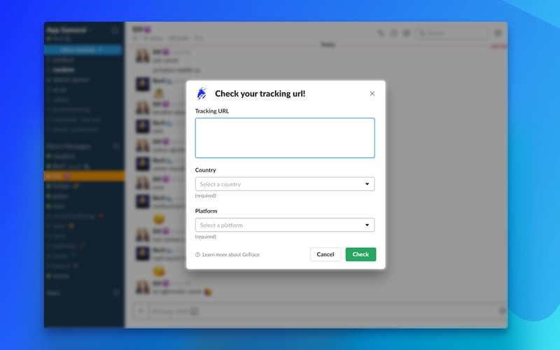 GO Trace screenshot 1