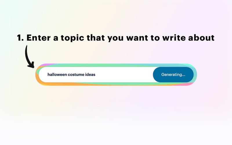 GPT-3 Blog Idea Generator screenshot 1