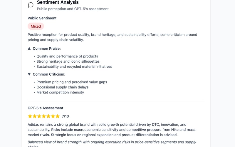 GPT-5 SEO Brand Visiblity screenshot 3