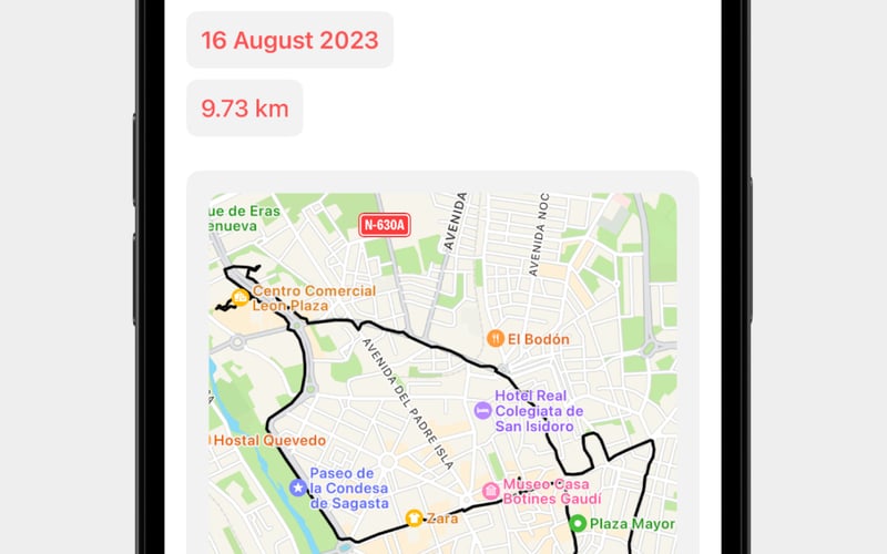 GPX Workouts screenshot 1