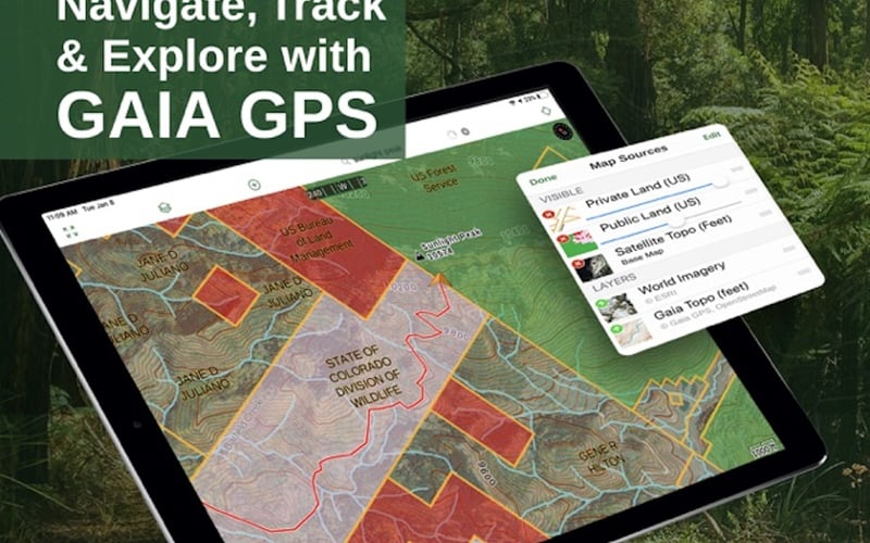 Gaia GPS Hiking, Hunting Maps screenshot 2