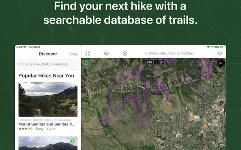 Gaia GPS Hiking, Hunting Maps screenshot 3
