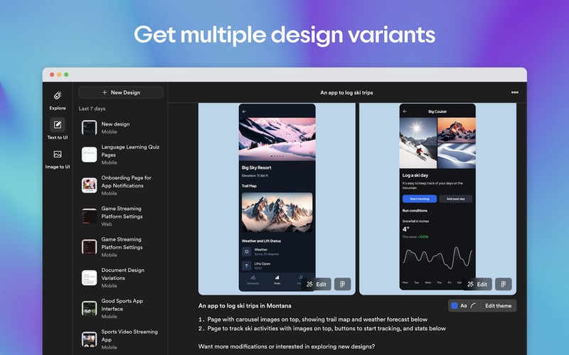 Galileo AI screenshot 2