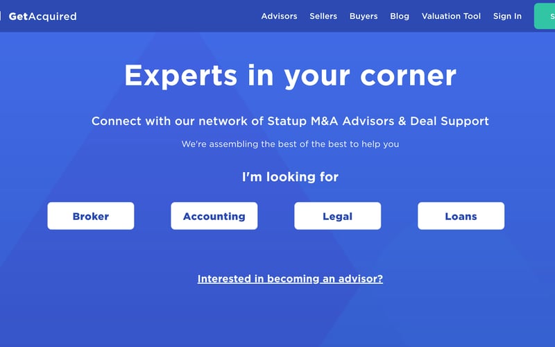 GetAcquired Advisor screenshot 3