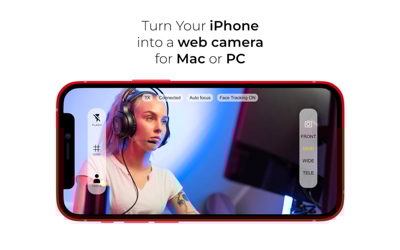 GetCam - iOS Webcam for PC and Mac screenshot 1
