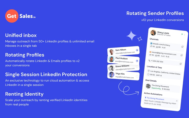 GetSales.io screenshot 2