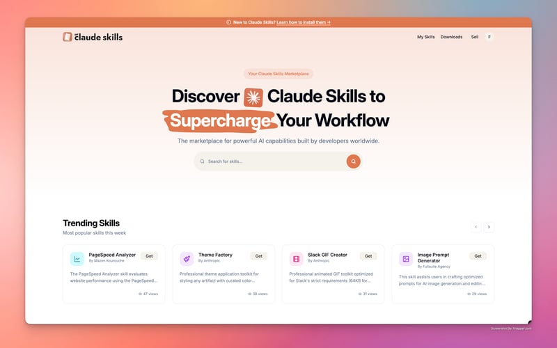 Get Claude Skills screenshot 1