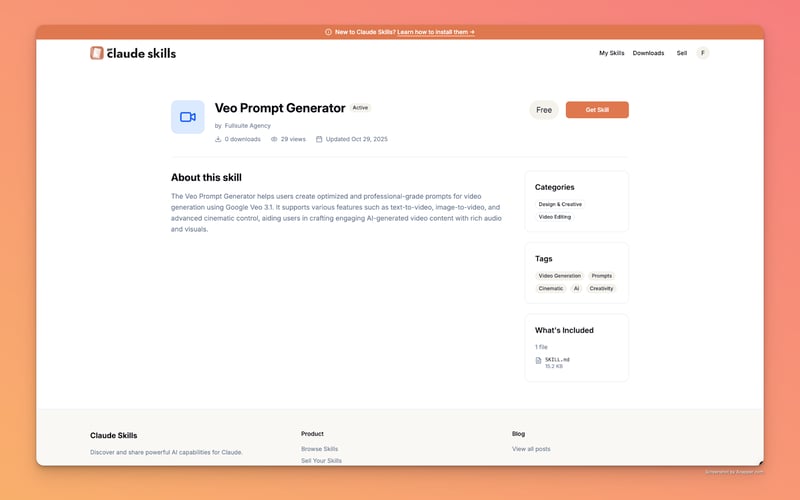 Get Claude Skills screenshot 2