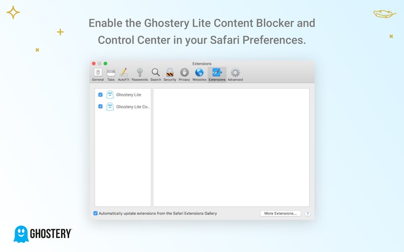 Ghostery screenshot 1