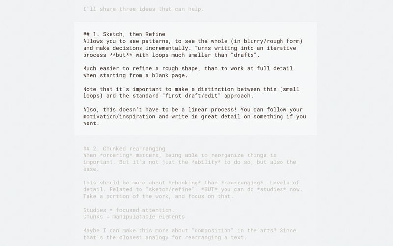 Gingko Writer screenshot 2