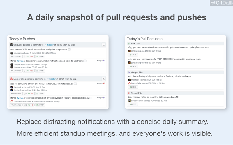 GitDailies screenshot 1