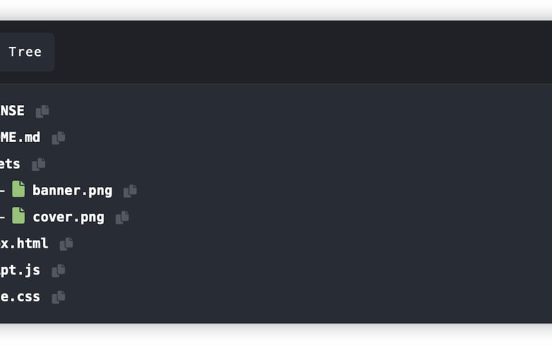 GitHubTree screenshot 1