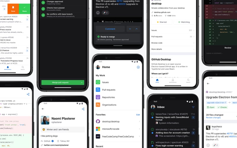Github Mobile screenshot 2