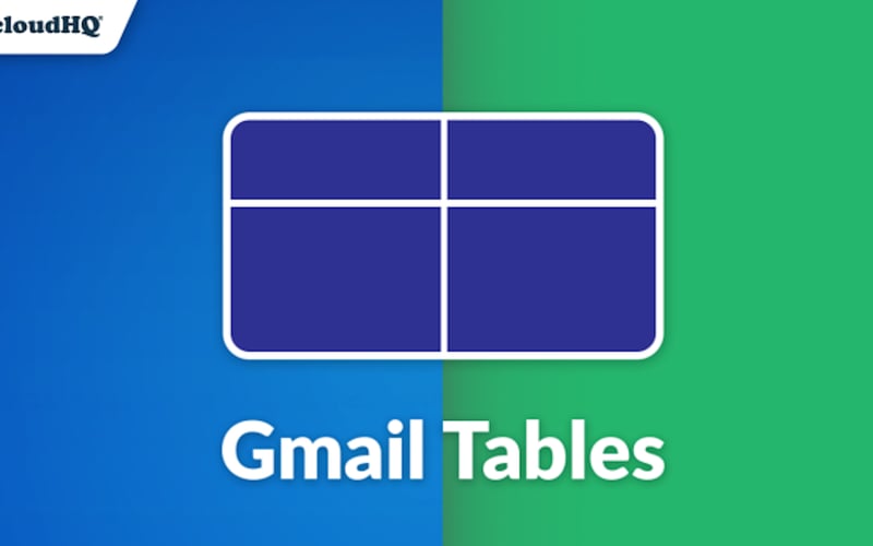 Gmail Tables screenshot 1