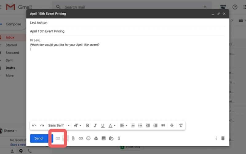 Gmail Tables screenshot 3