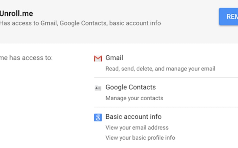 Gmail Unsubscriber screenshot 2