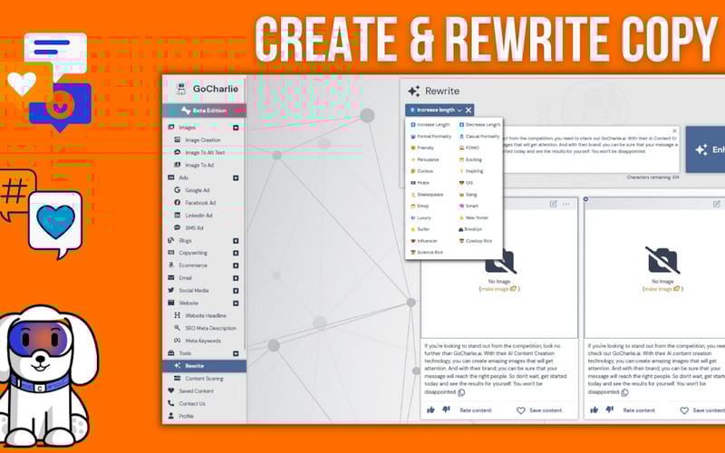 GoCharlie.ai screenshot 1