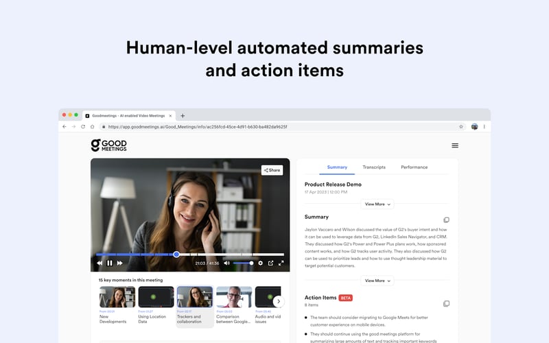 Goodmeetings screenshot 2