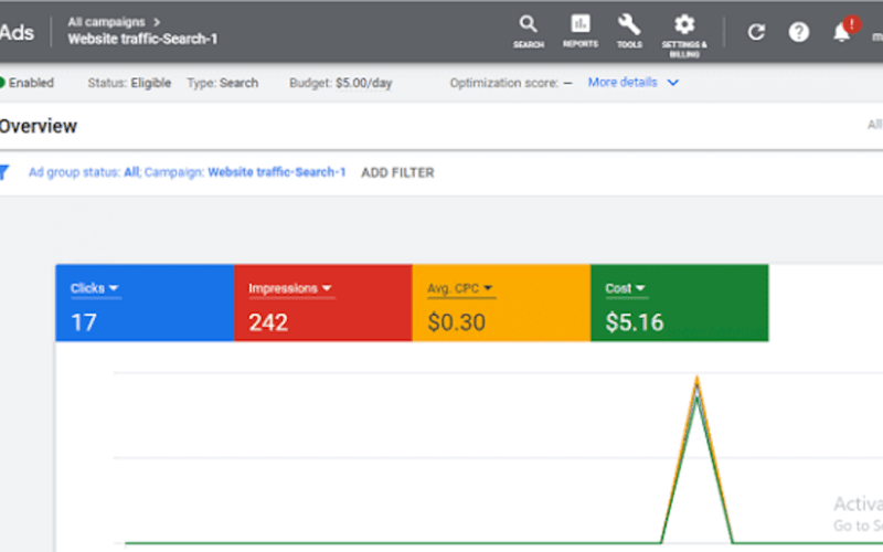 Google Ads Account screenshot 2