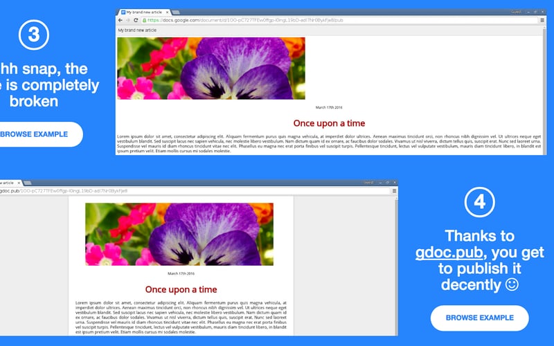 Google Docs Publisher screenshot 3